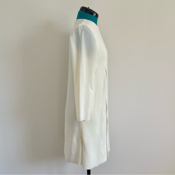 OAK + FORT Cream Minimalist Shift Dress - Picture 2 of 8